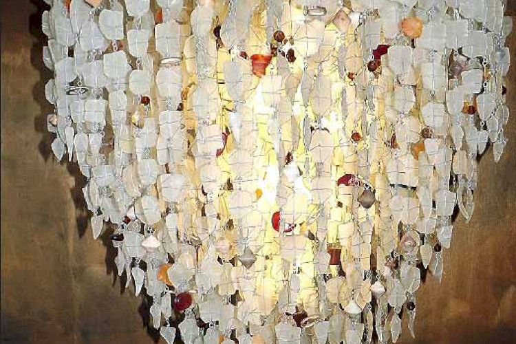 Going for unique lighting fixtures.