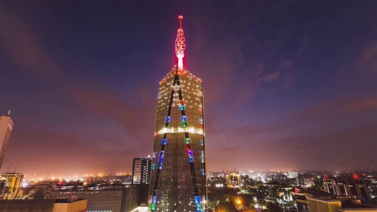 The Tallest Skyscraper that Lights Up Nairobi